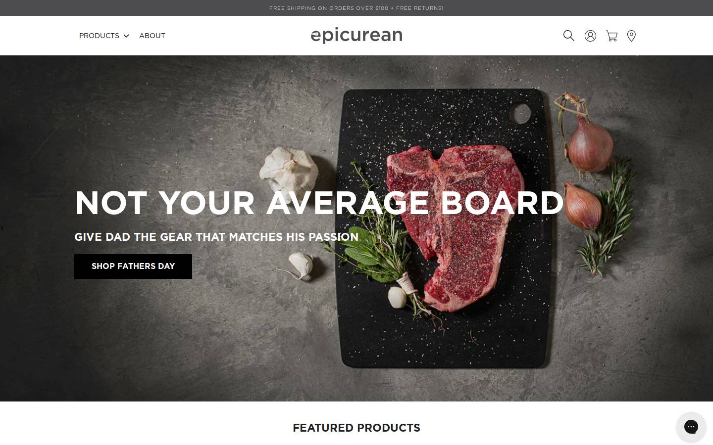 epicureanusa.com homepage screenshot