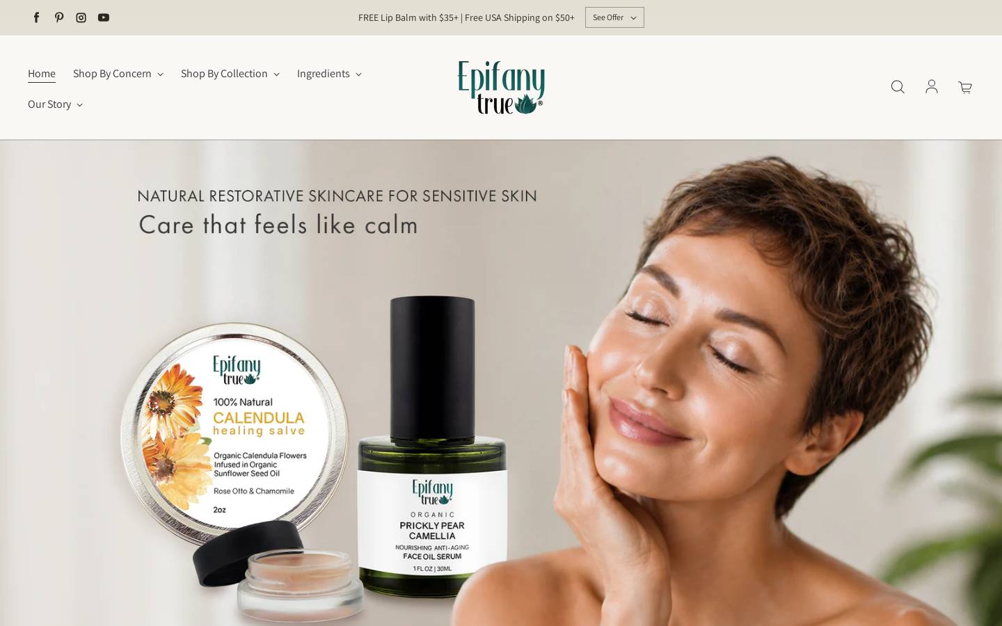 epifanytrue.com homepage screenshot