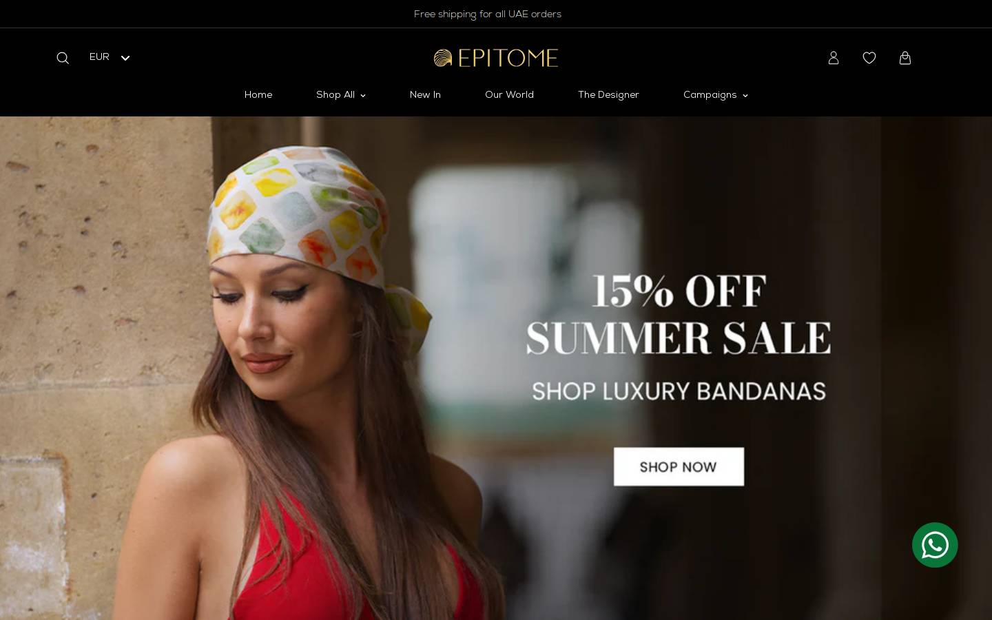 epitome-me.com homepage screenshot
