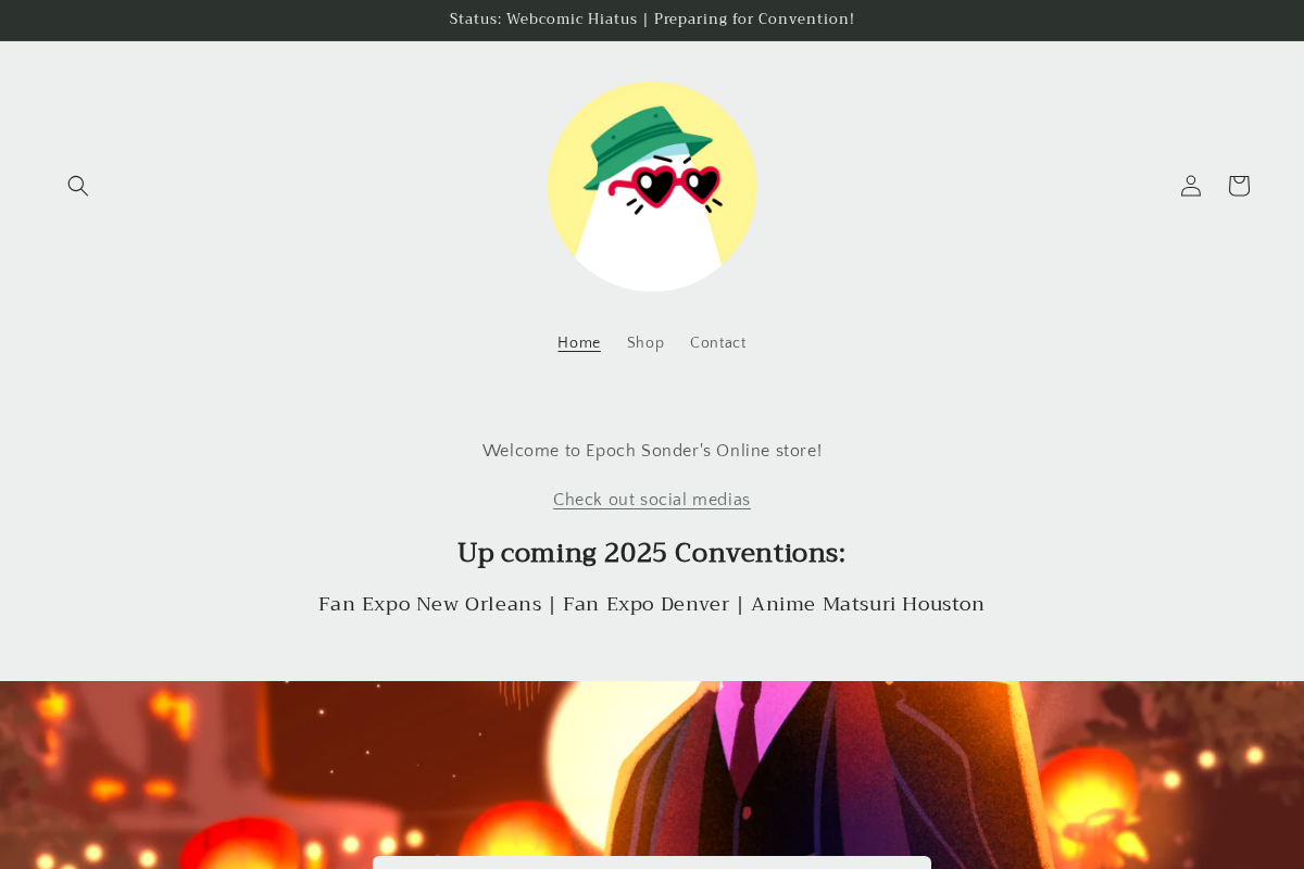 Epoch Sonder homepage screenshot