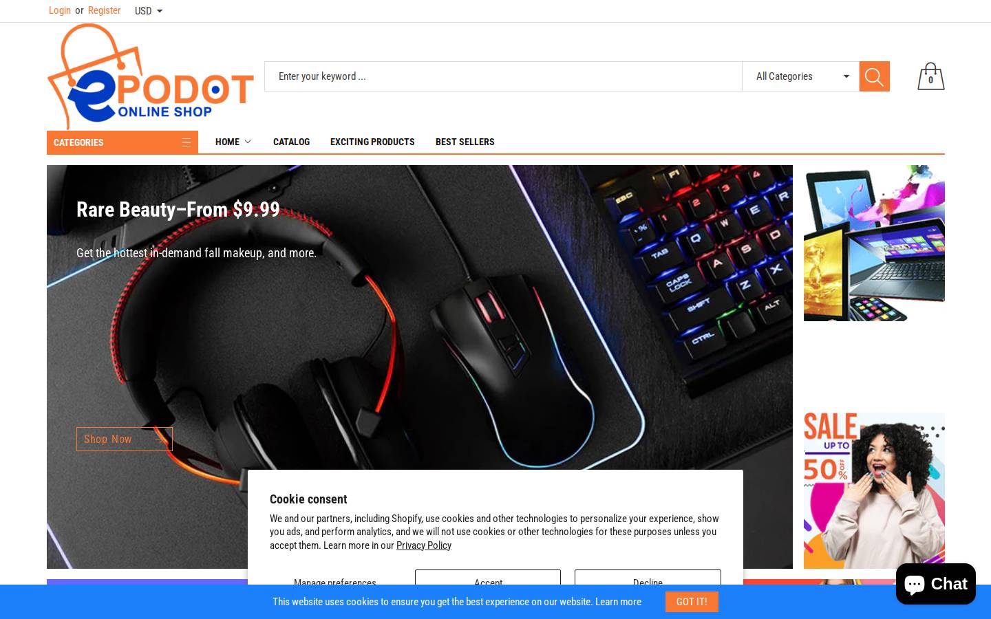 eprodot.com homepage screenshot