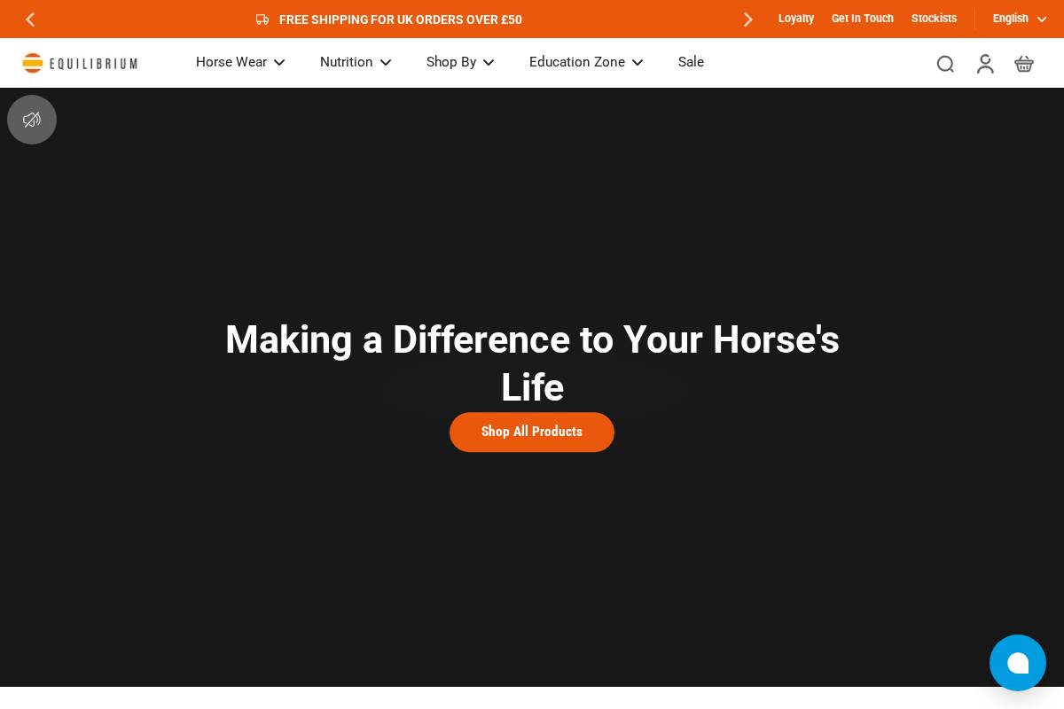 equilibriumproducts.com homepage screenshot