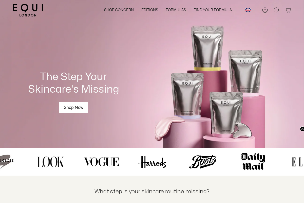 equilondon.com homepage screenshot