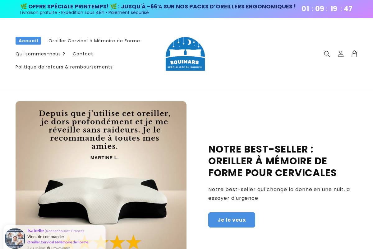 equimars.com homepage screenshot