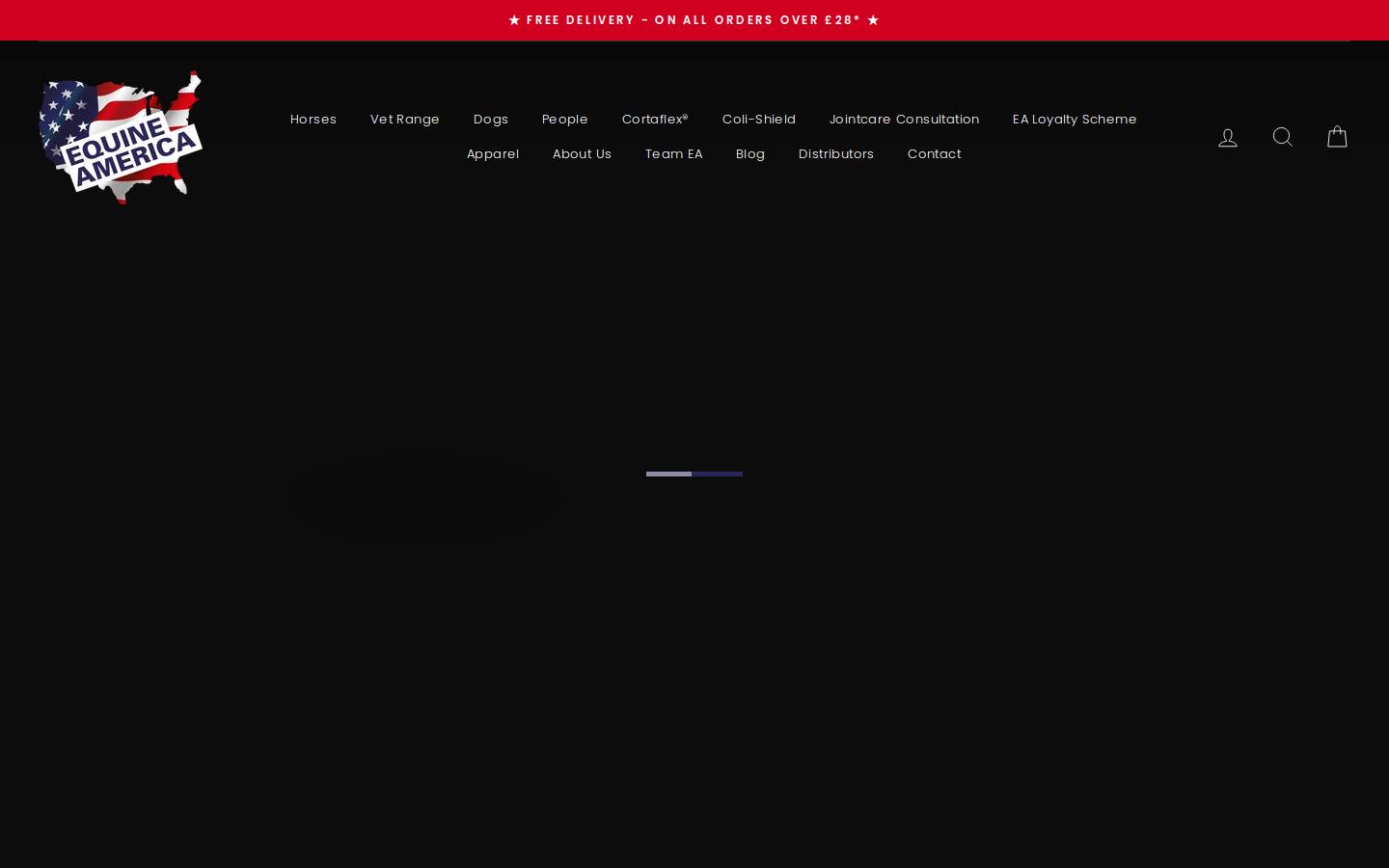 Equine America UK Ltd homepage screenshot