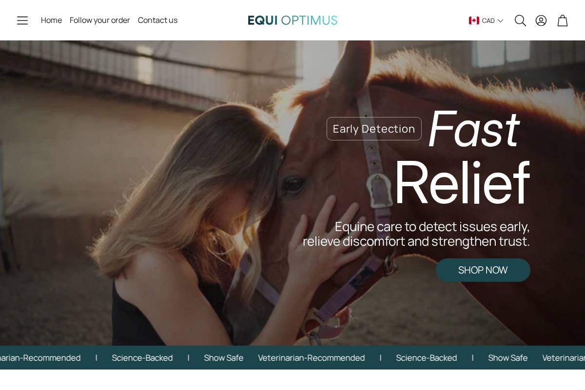 equioptimus.com homepage screenshot