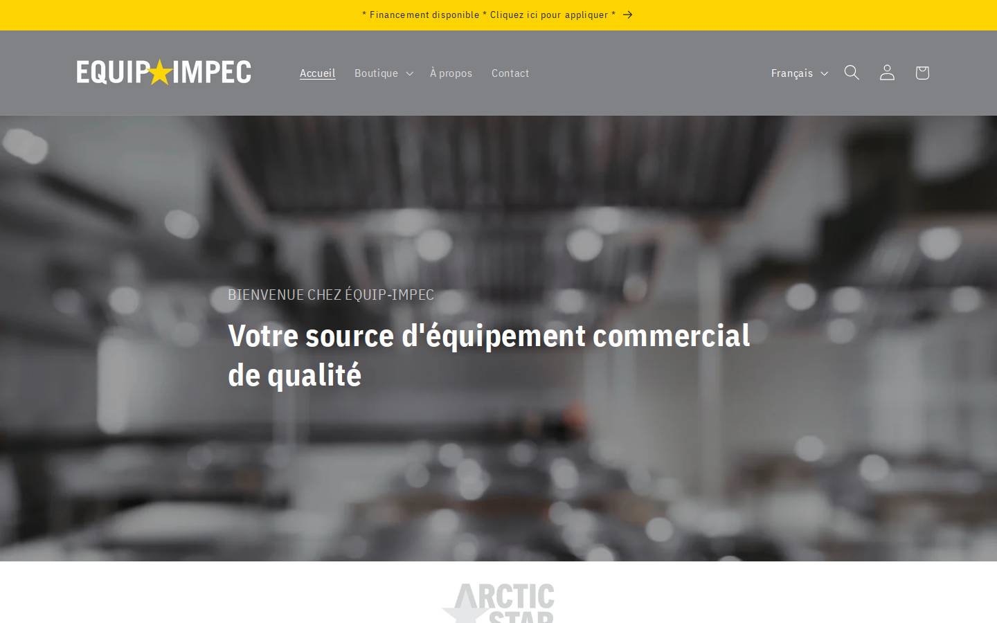 equip-impec.com homepage screenshot