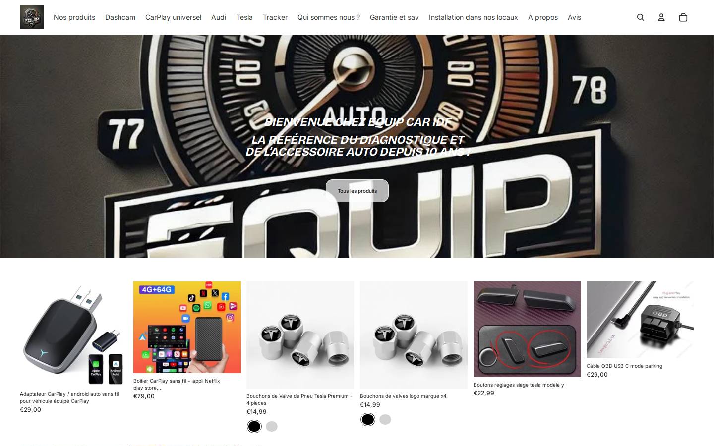 equipcaridf.com homepage screenshot
