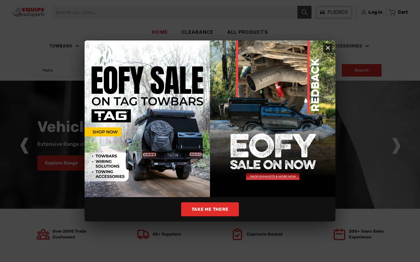 equipeauto.com.au homepage screenshot