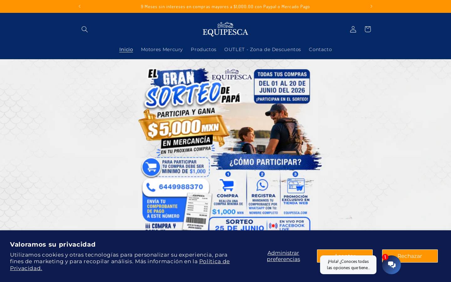 equipesca.com homepage screenshot