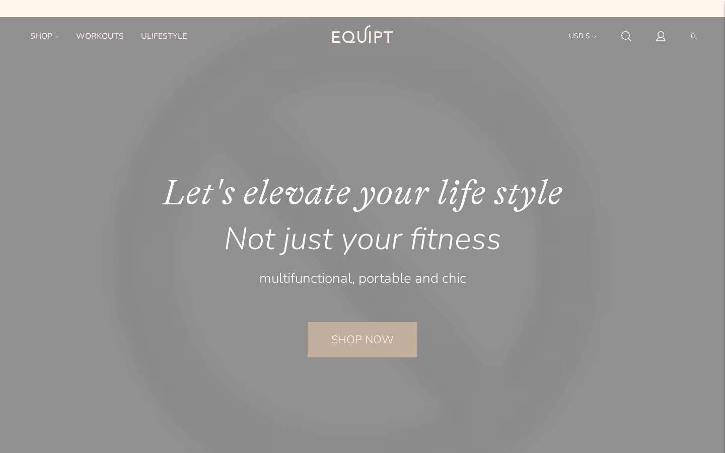 equiptmovement.com homepage screenshot