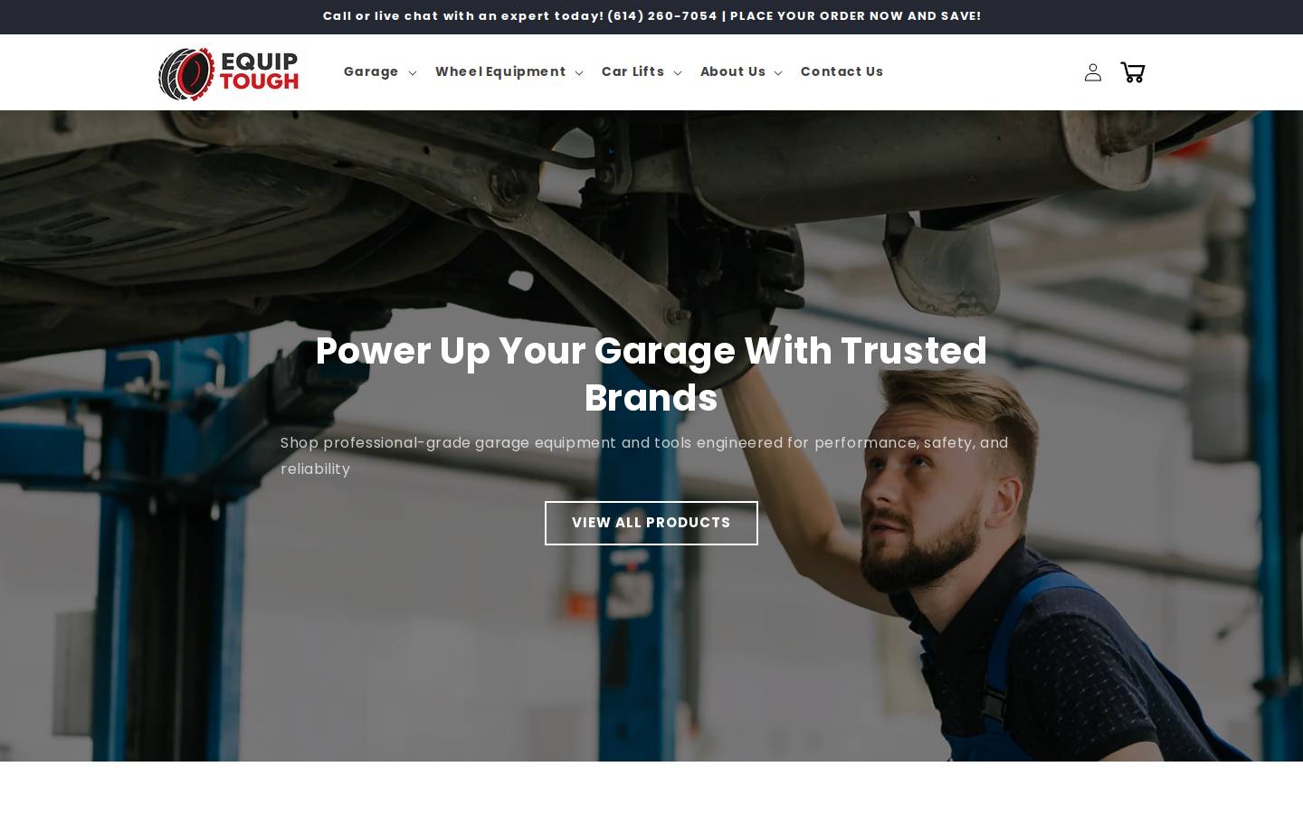 equiptough.com homepage screenshot