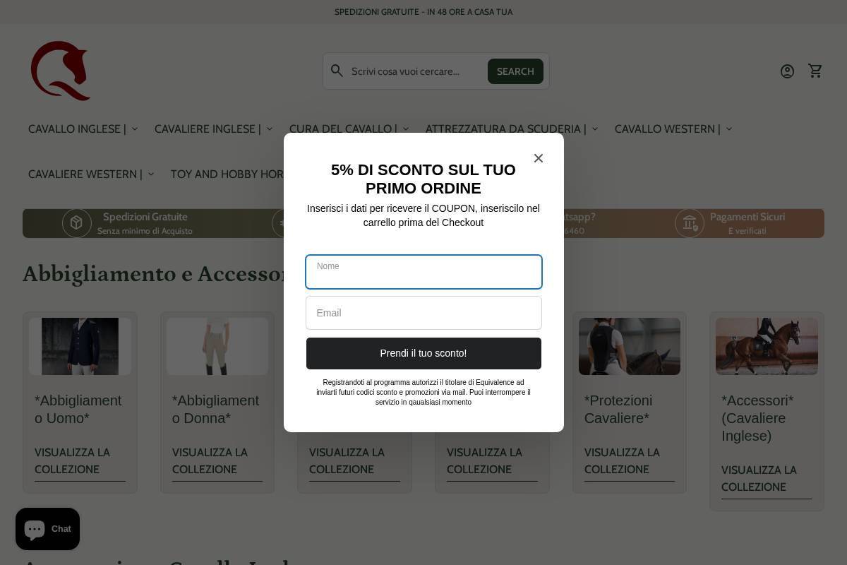 Equivalence homepage screenshot