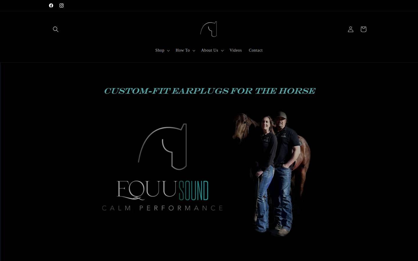 equusound.com homepage screenshot