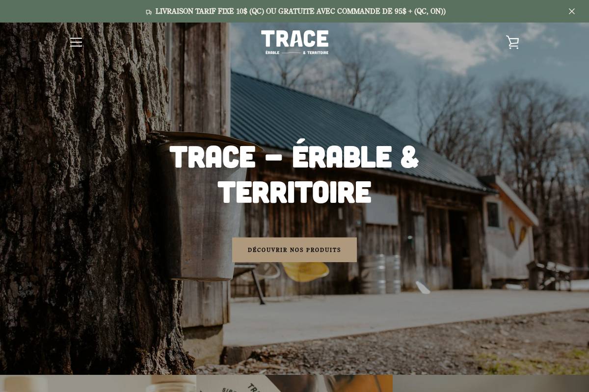 erablesdupatrimoinetheberge.com homepage screenshot