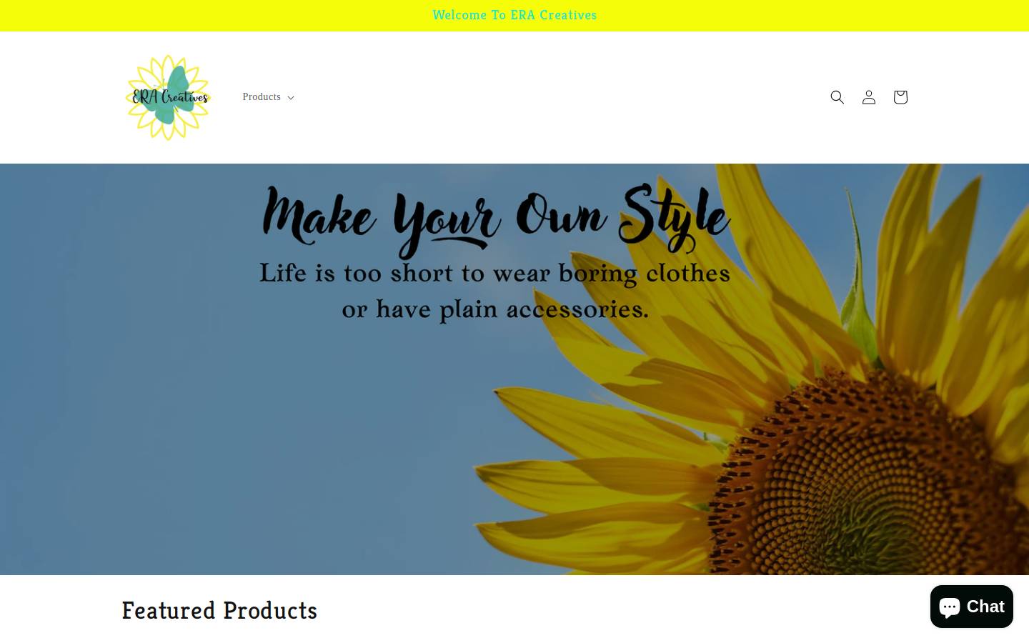 eracreatives.com homepage screenshot