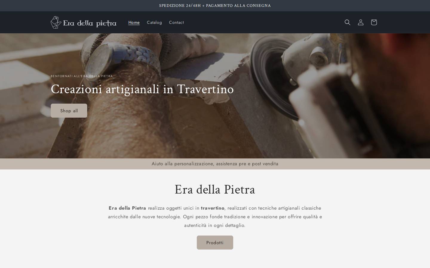 eradellapietra.it homepage screenshot
