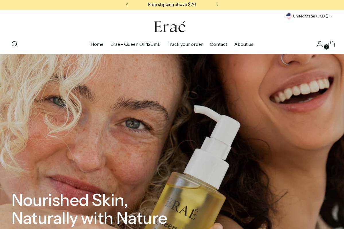 erae-paris.com homepage screenshot