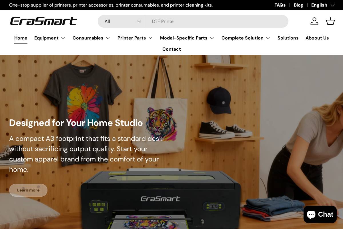 erasmart.store homepage screenshot