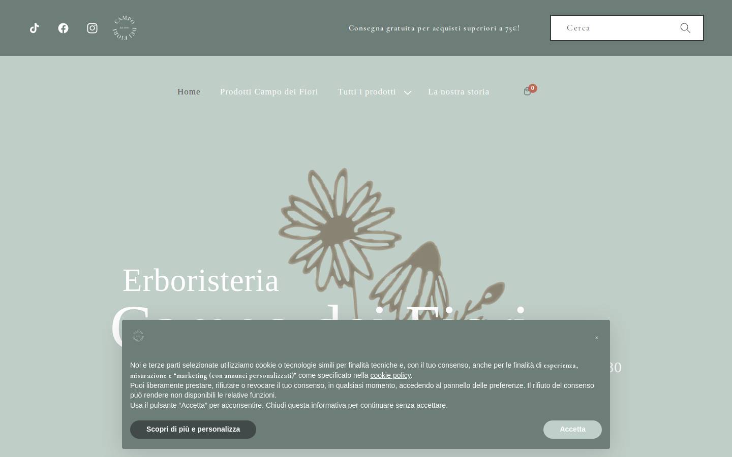 erboristeriacampodeifiori.com homepage screenshot