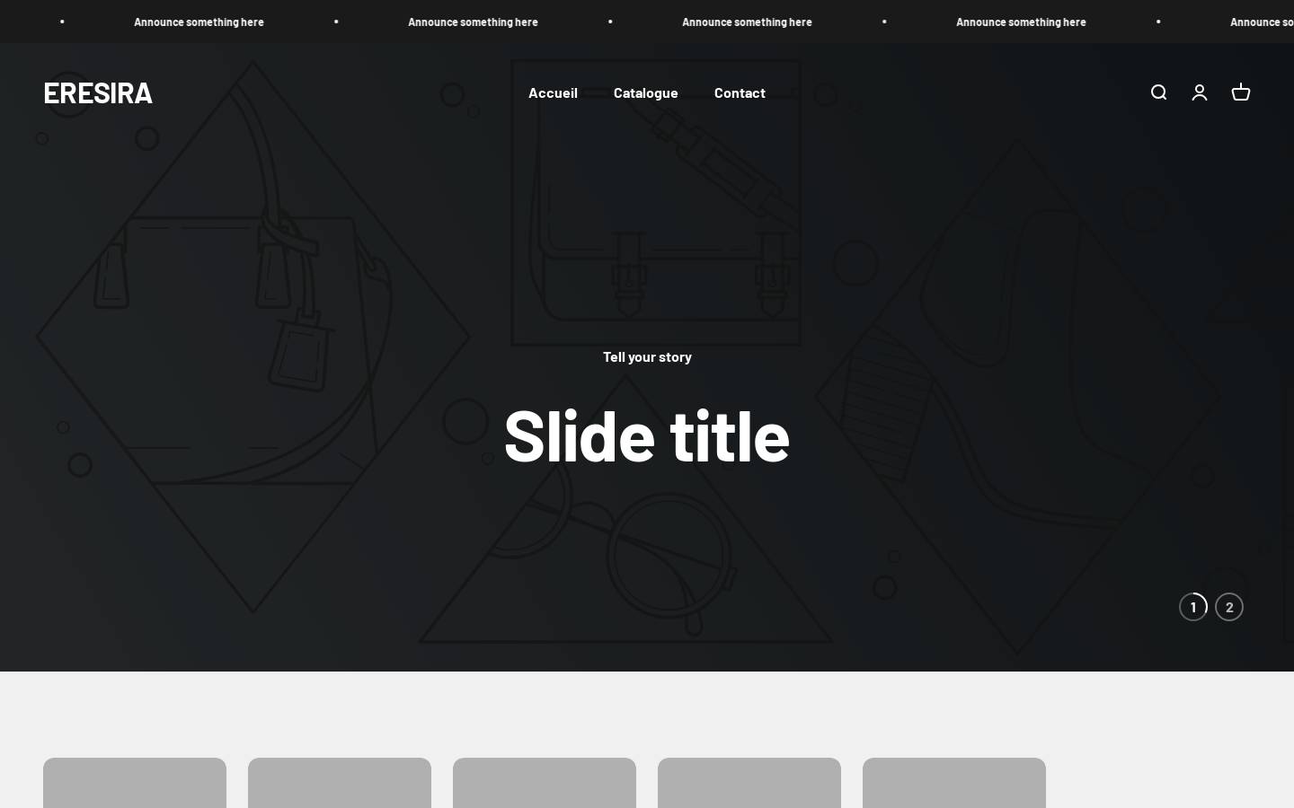eresira.com homepage screenshot