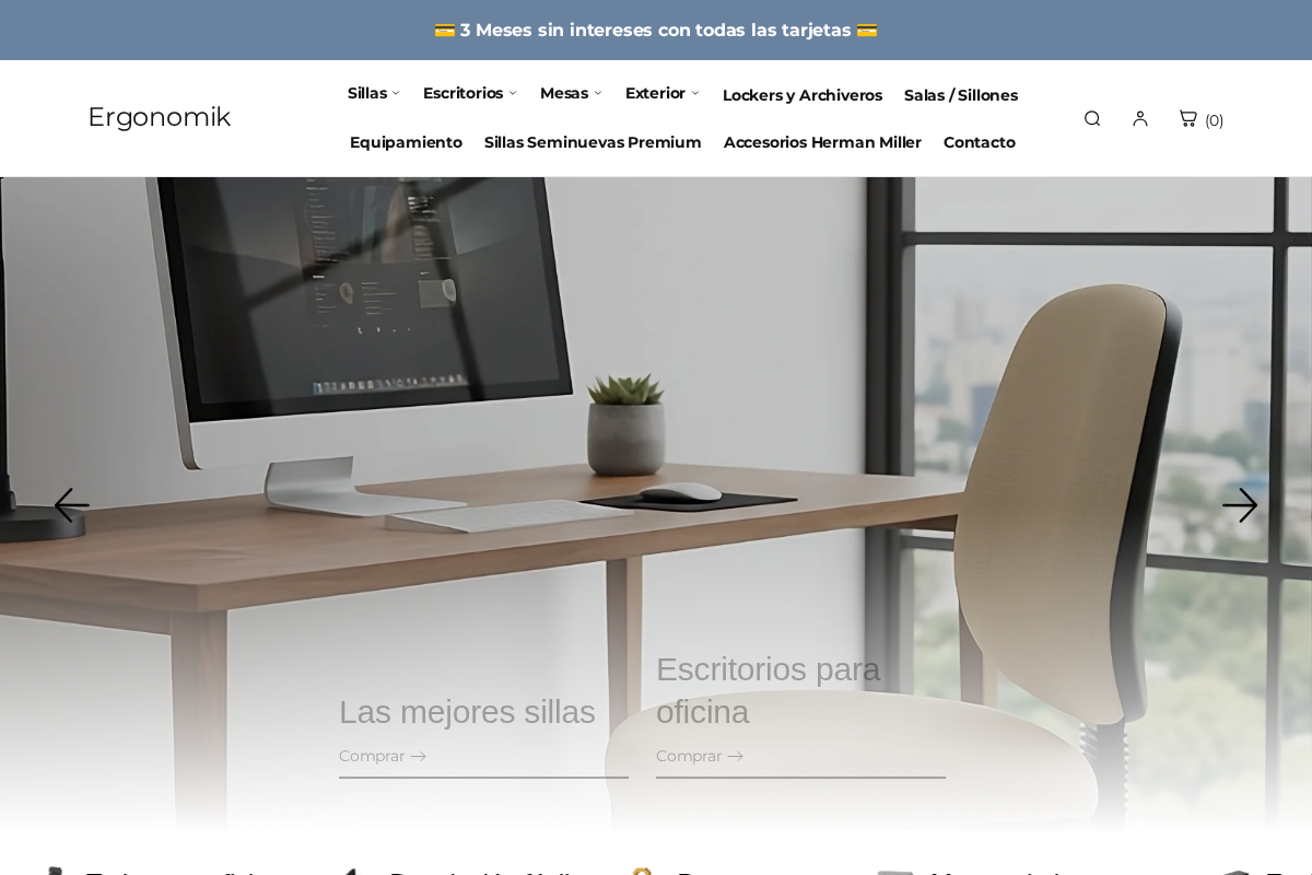 ergonomik.mx homepage screenshot