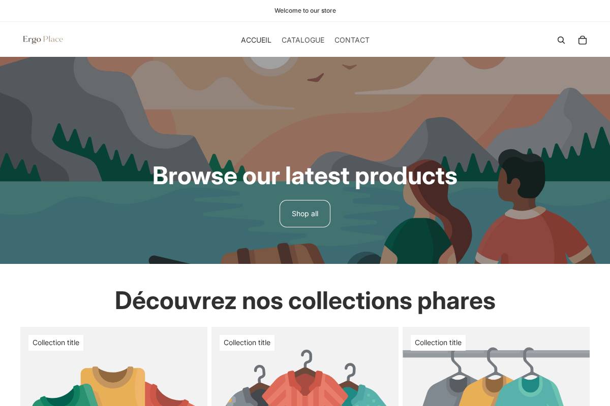 ergoplace.fr homepage screenshot