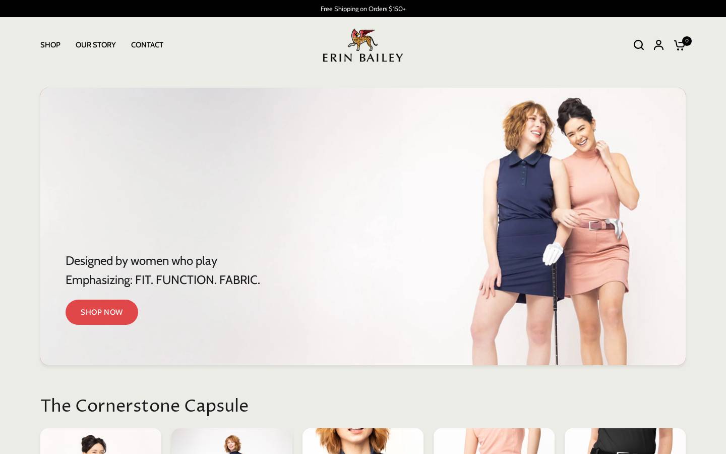 erinbailey.com homepage screenshot