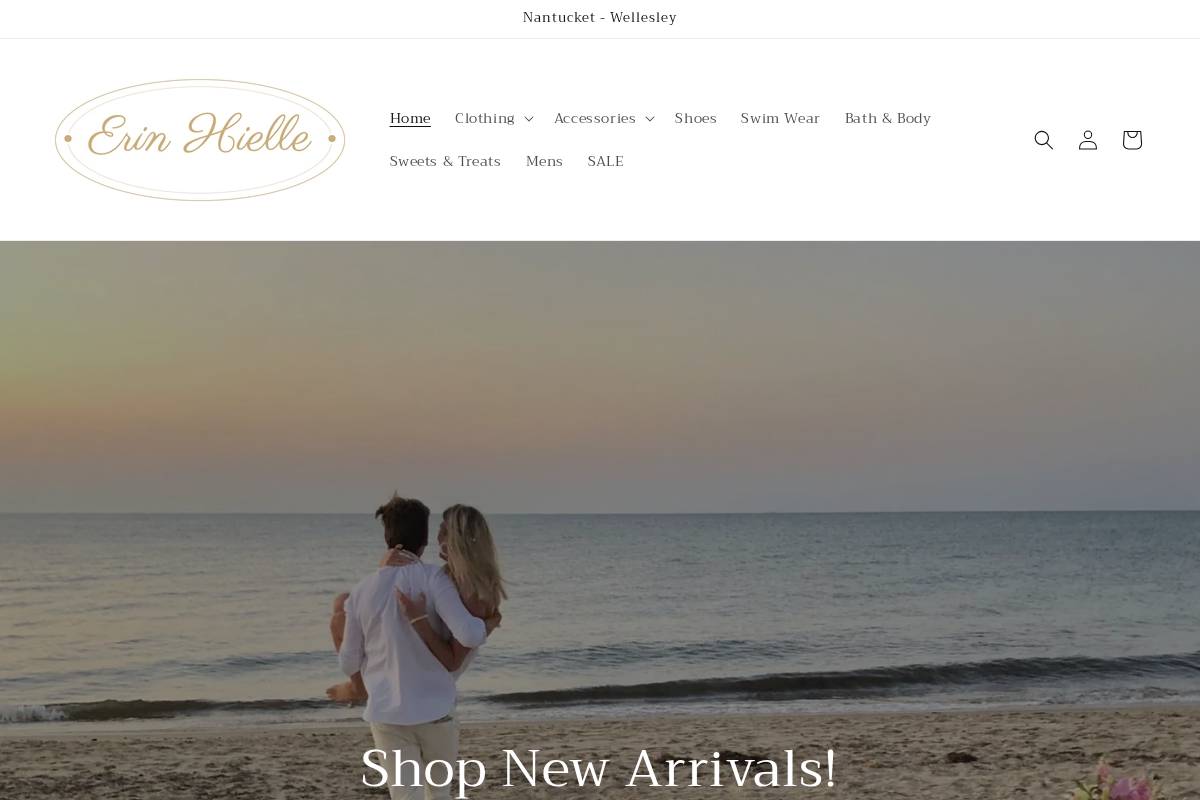 erinhielle.com homepage screenshot