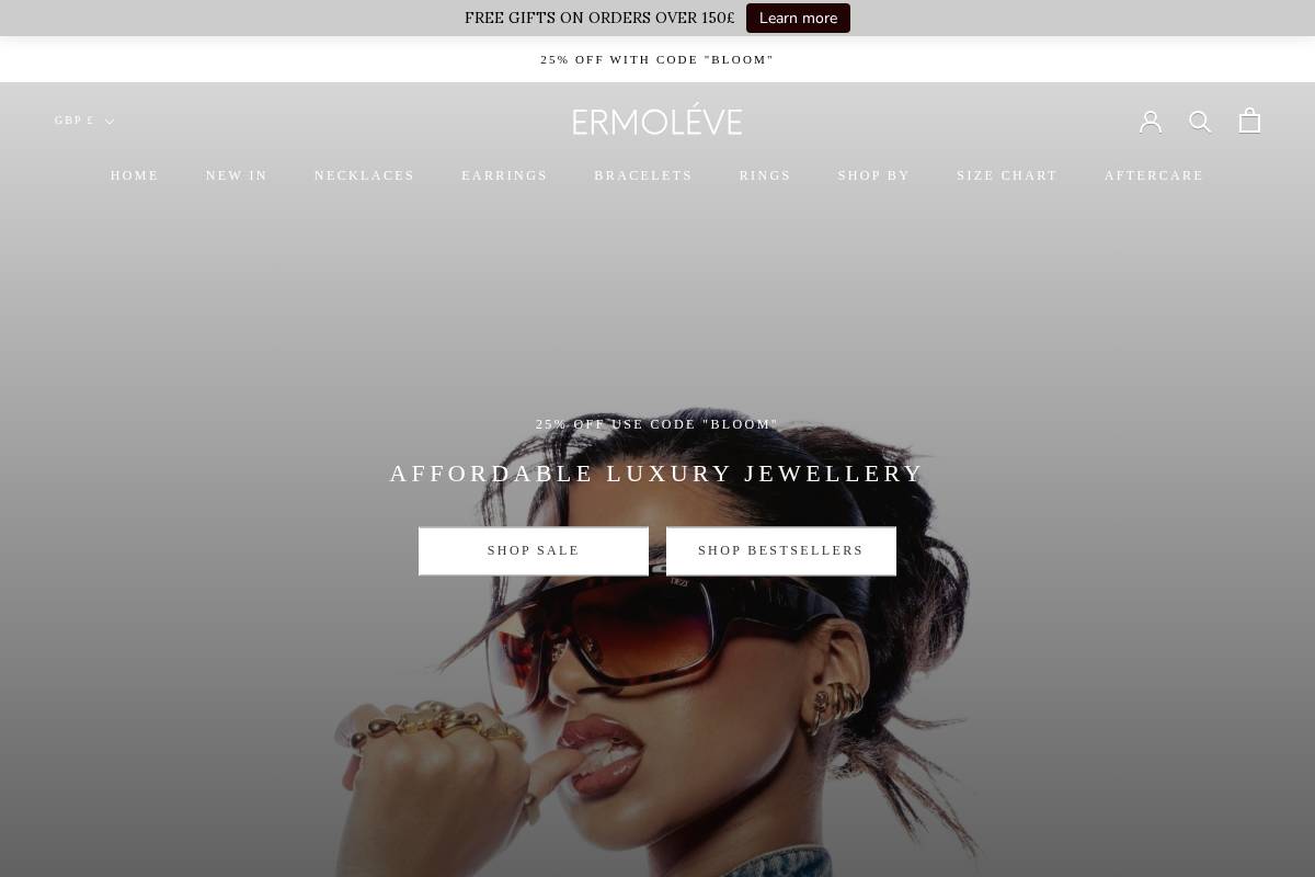Ermoleve homepage screenshot