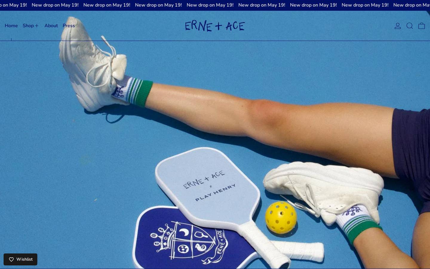 erneandace.com homepage screenshot