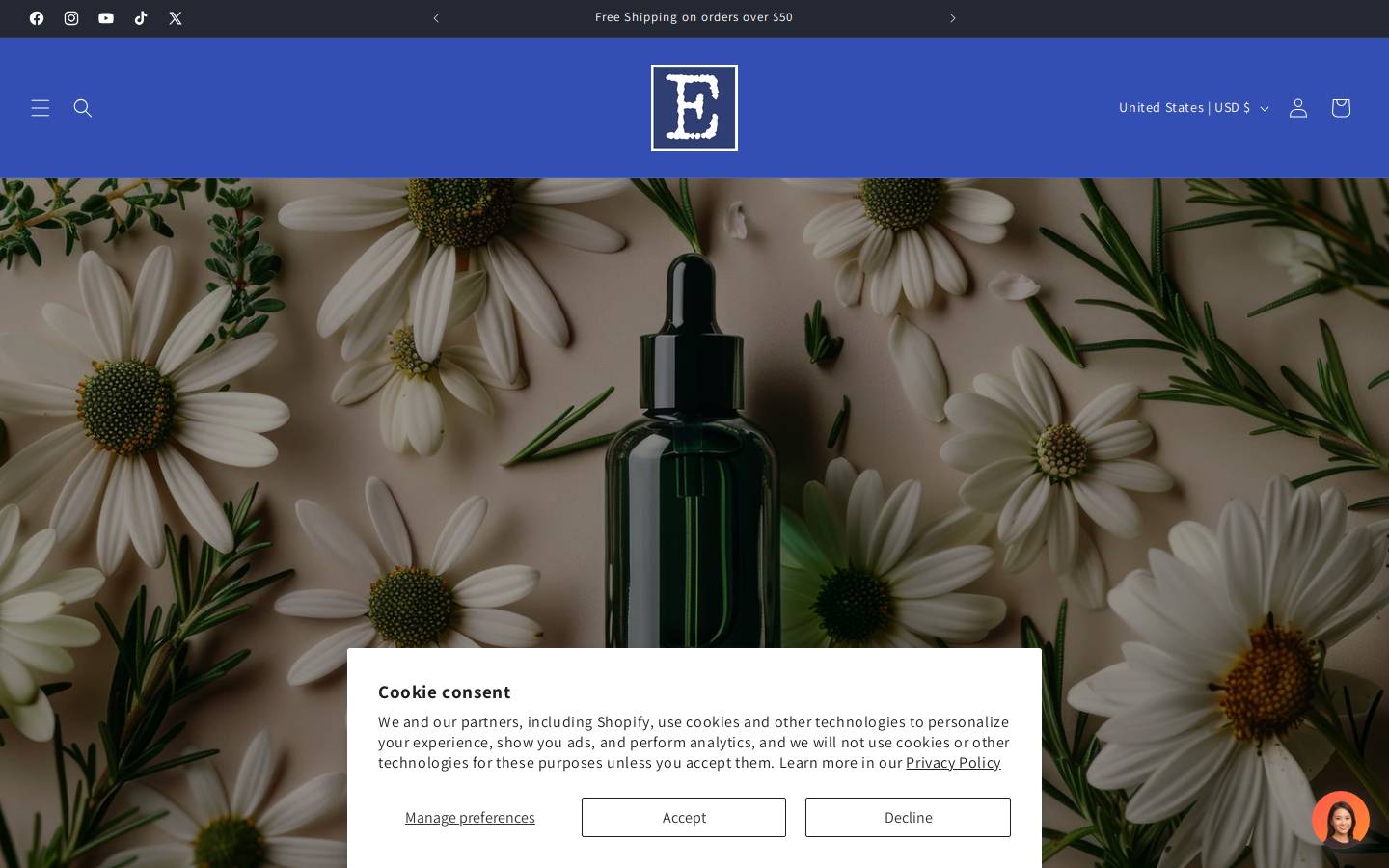 ernestgoods.co homepage screenshot