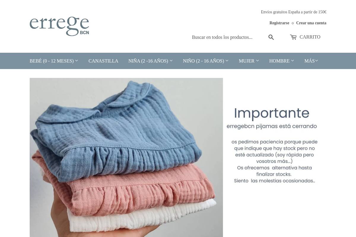 erregebcn.com homepage screenshot