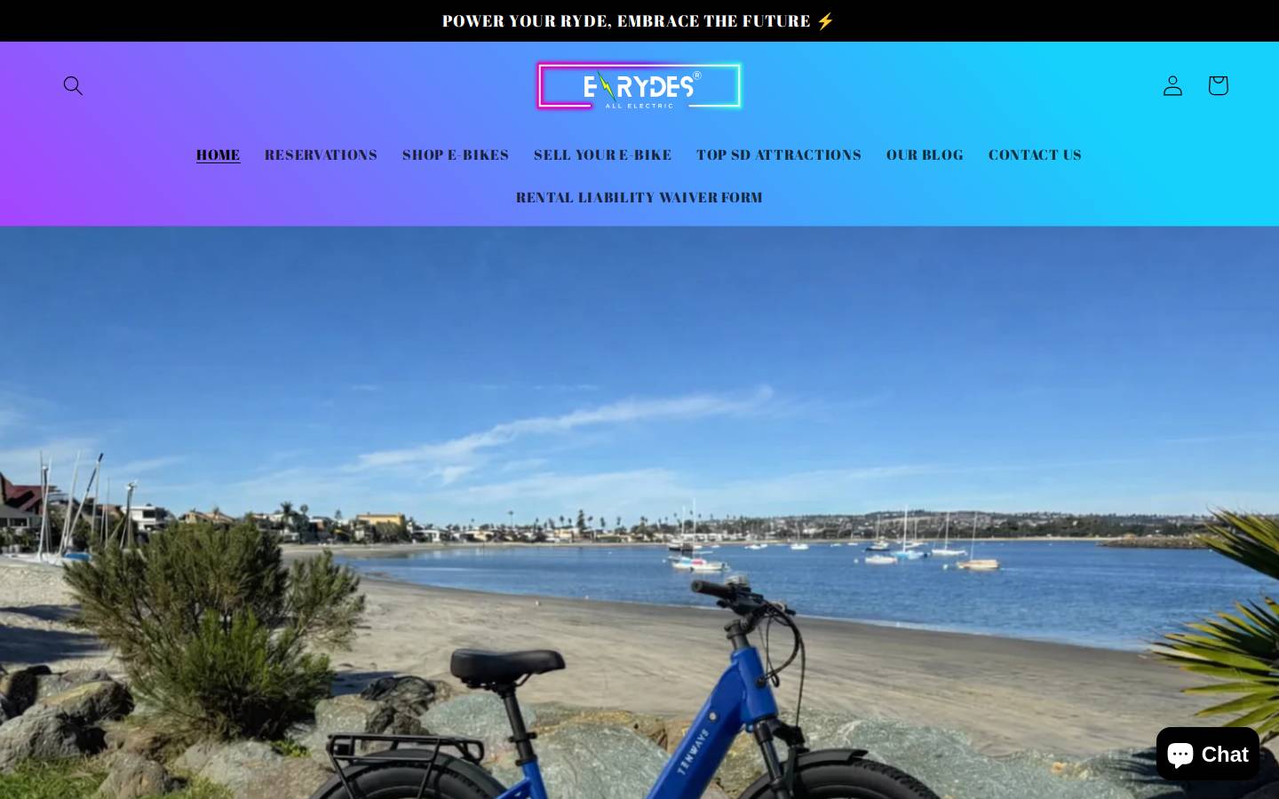 erydes.com homepage screenshot