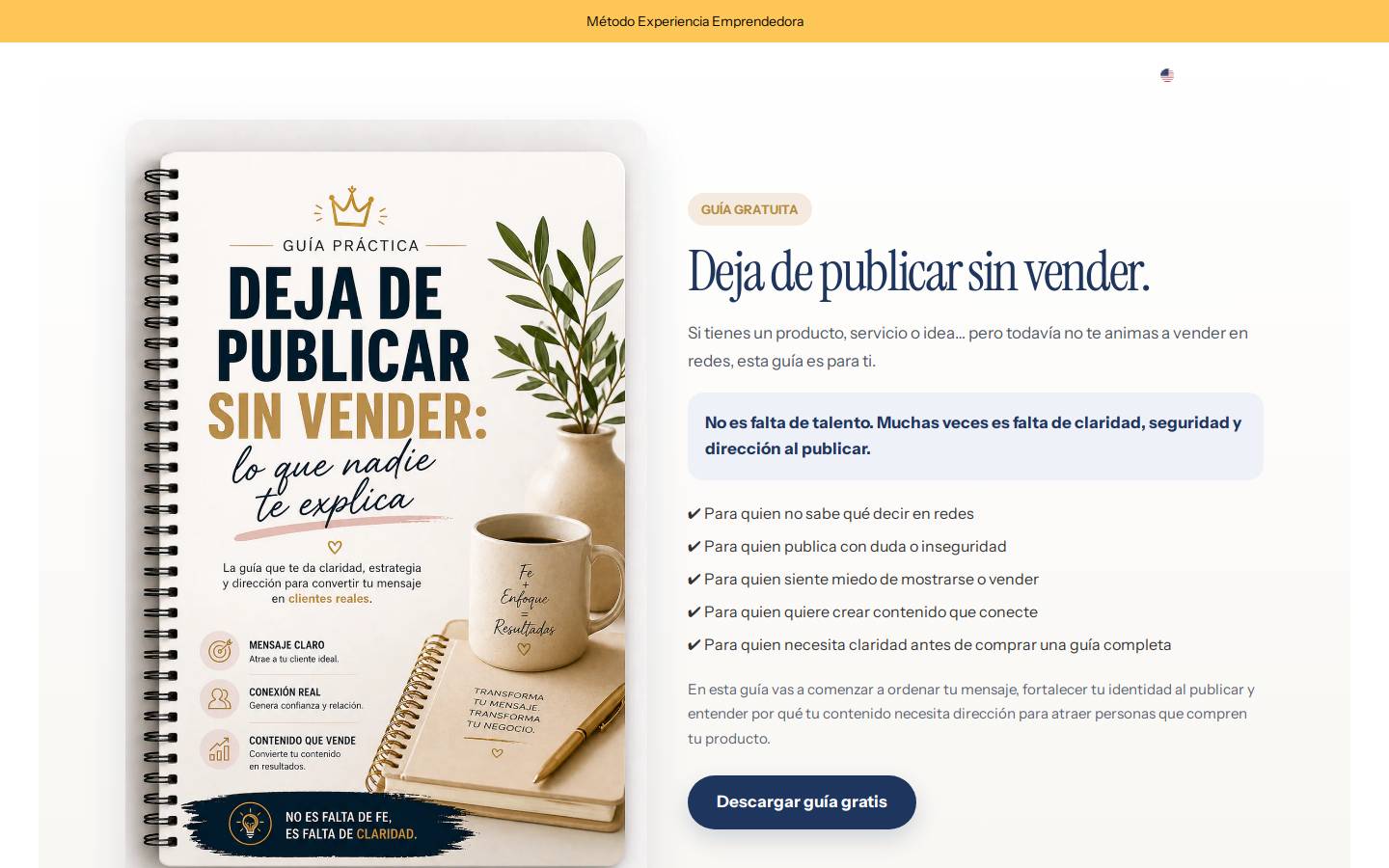 erykaguty.com homepage screenshot
