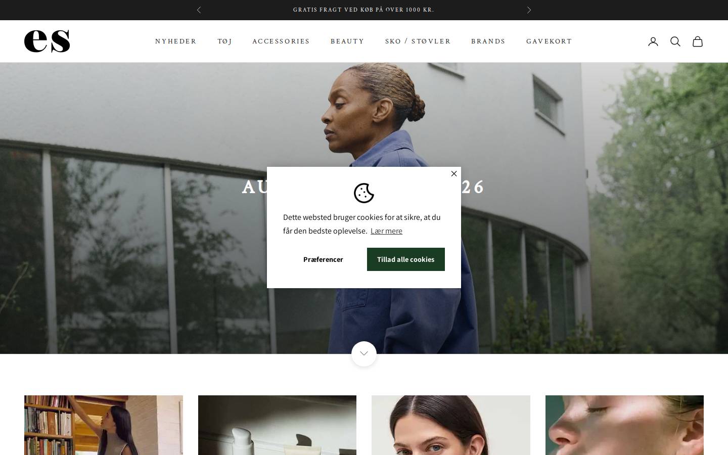 ES Es homepage screenshot