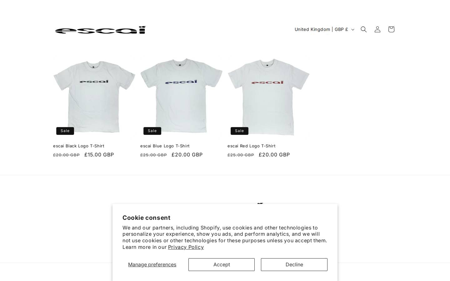 escai.co.uk homepage screenshot