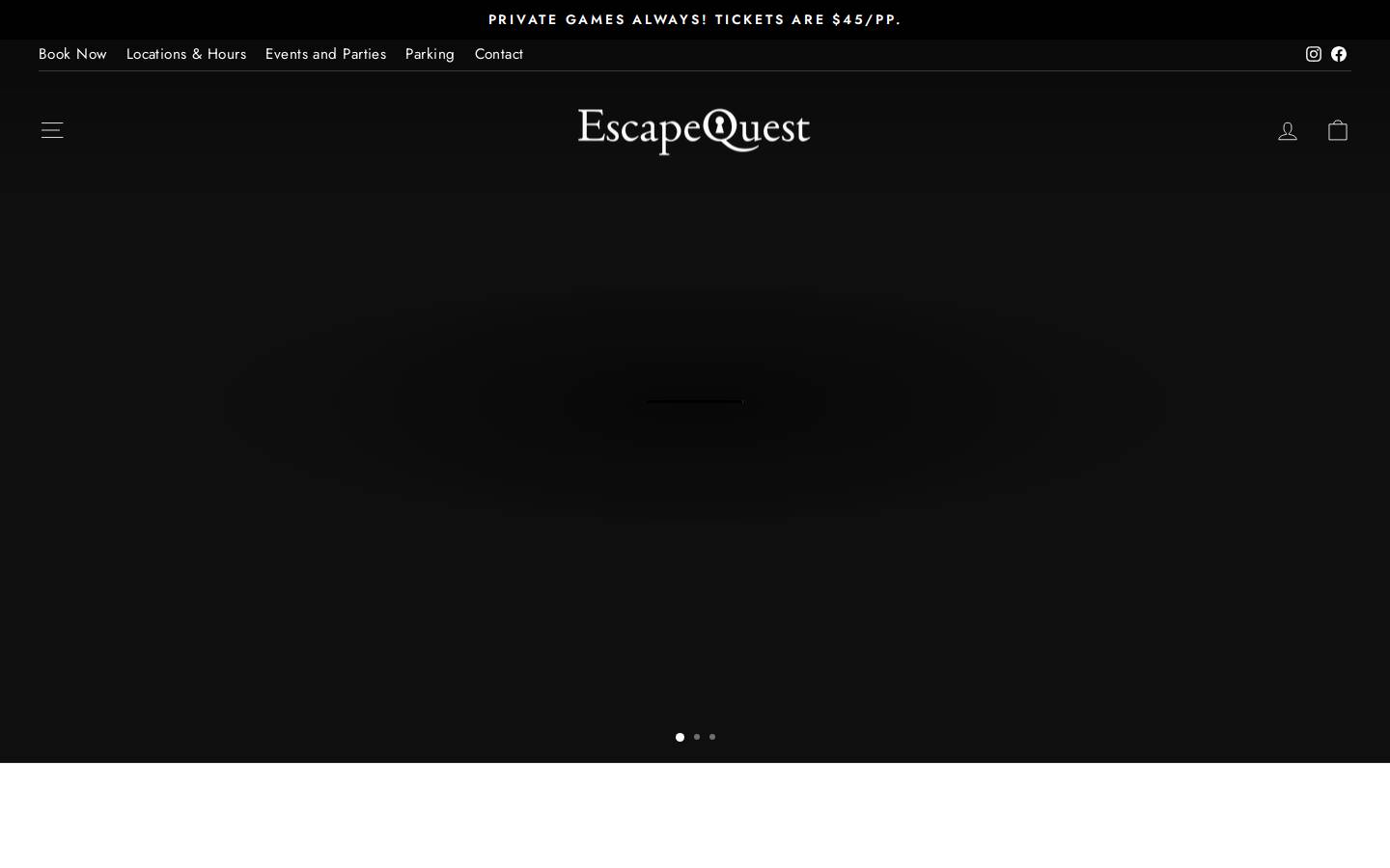 escapequestdc.com homepage screenshot