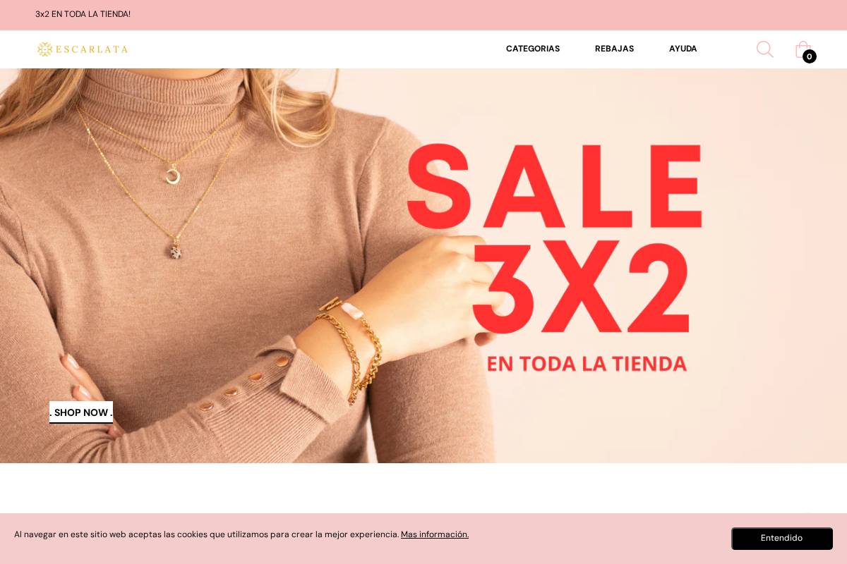 escarlatamx.com homepage screenshot