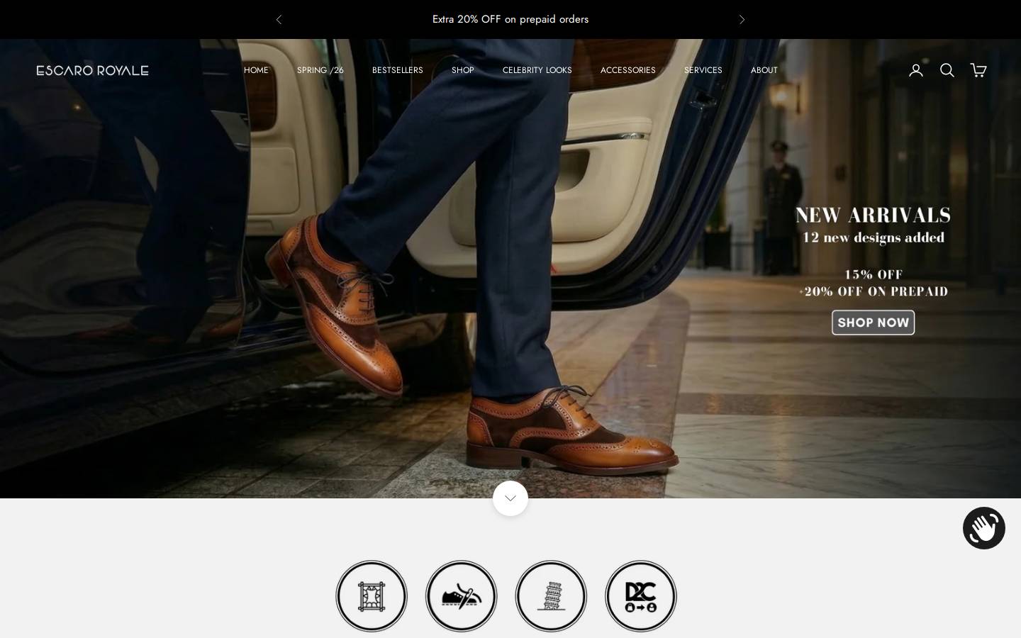 escaro.in homepage screenshot