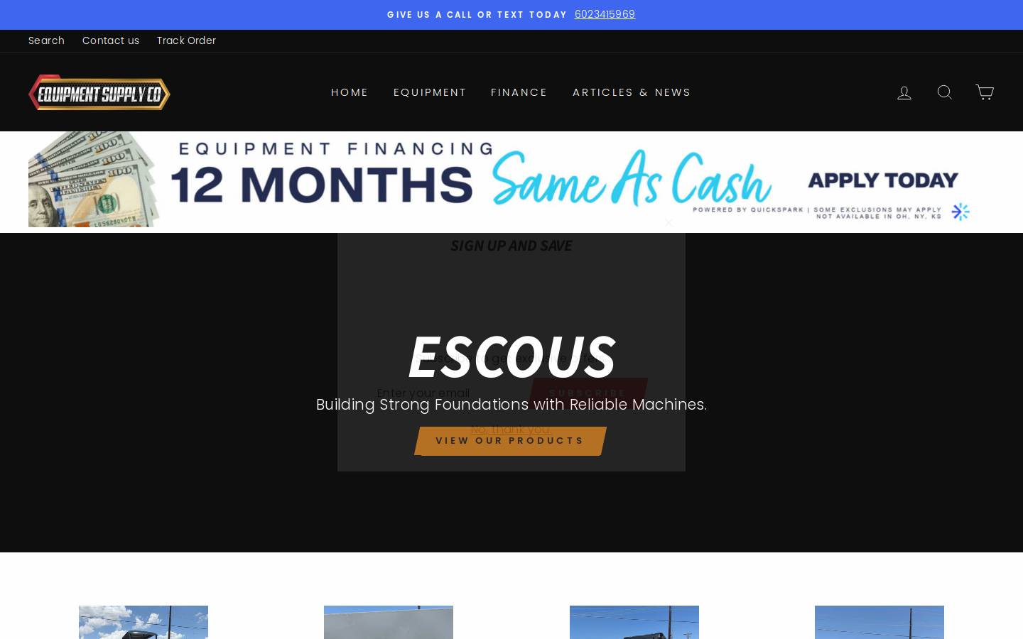 escous.com homepage screenshot