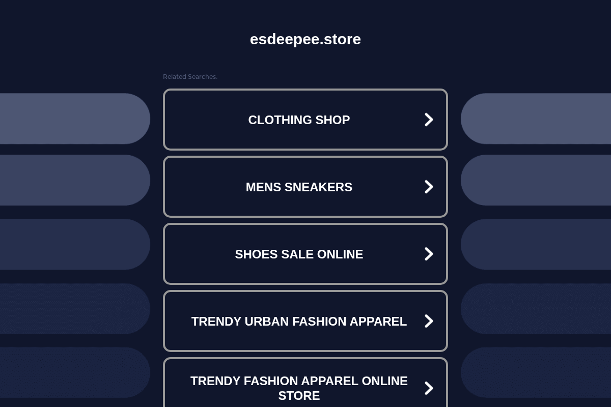 esdeepee.store homepage screenshot
