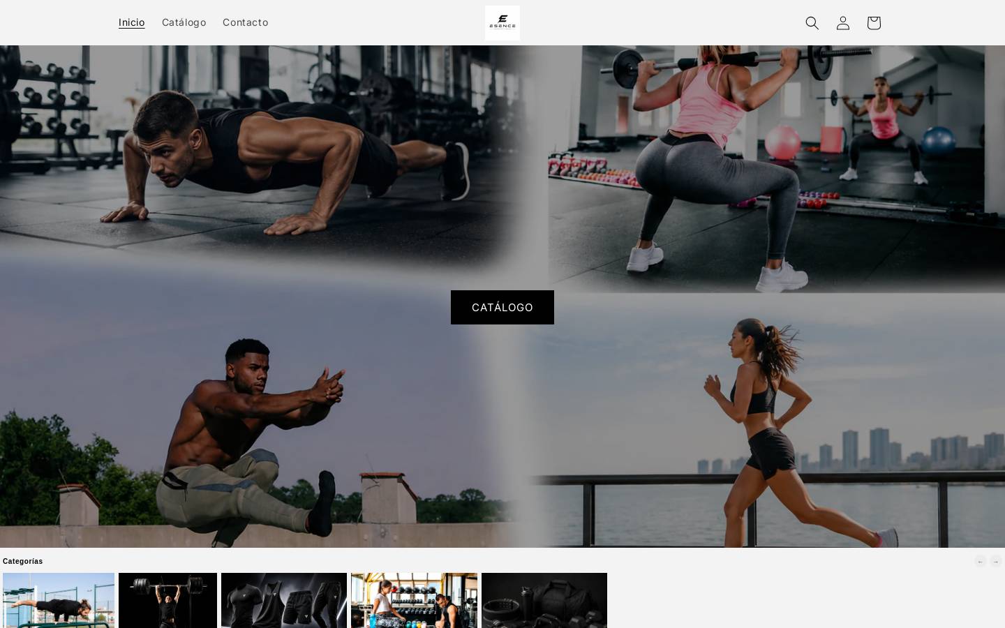 esenceshop.com homepage screenshot