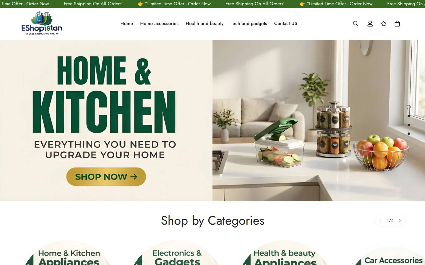 eshopistan.com homepage screenshot
