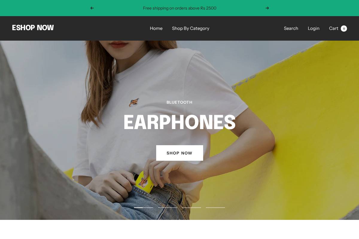 eshopnow.pk homepage screenshot
