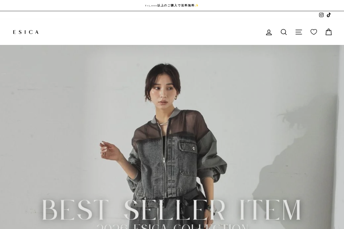 ESICA homepage screenshot