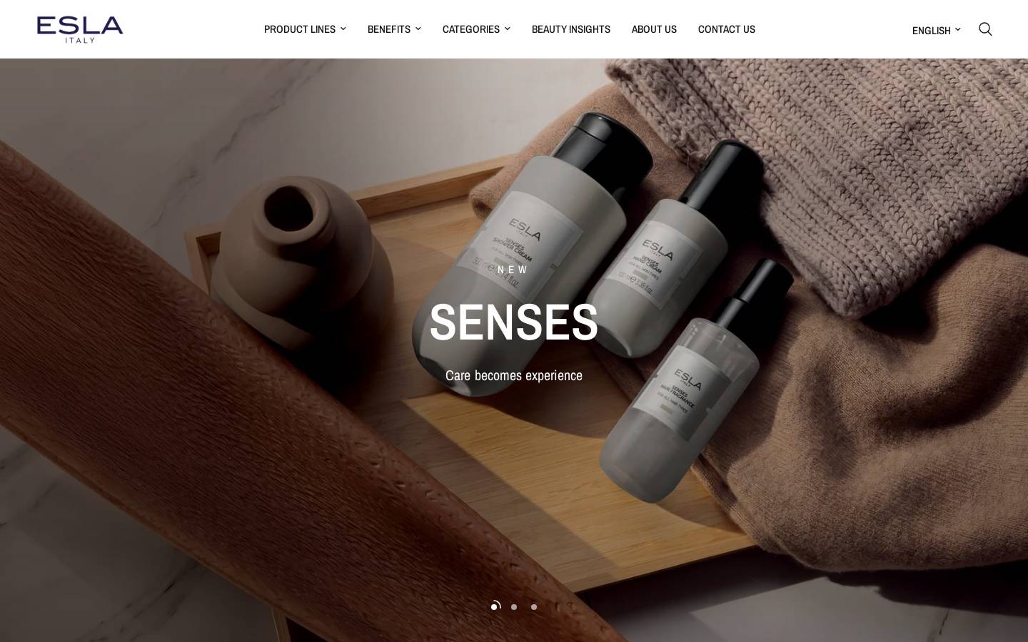 eslabeauty.com homepage screenshot