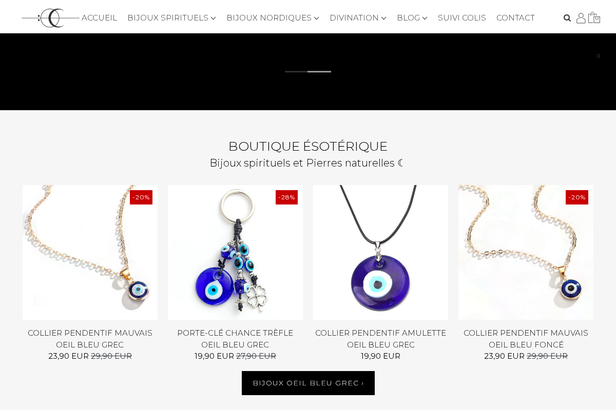 Esoterique Paris homepage screenshot