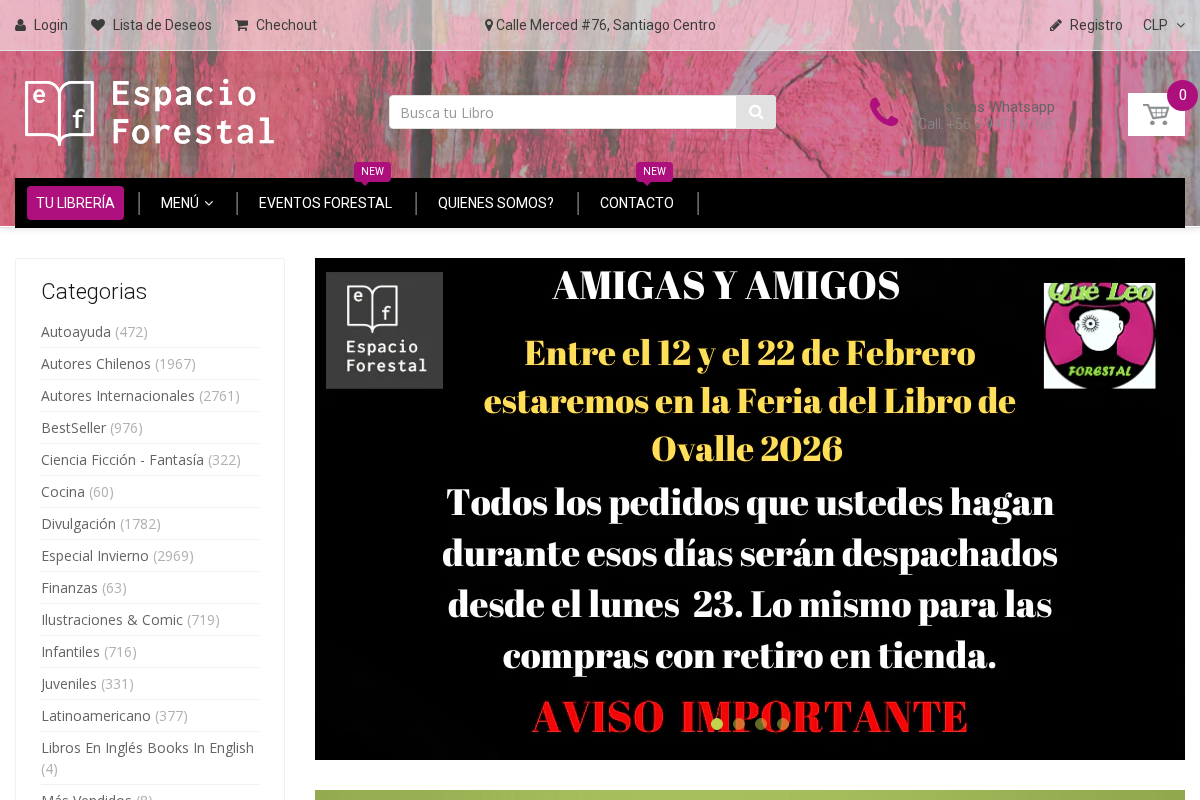 Espacio Forestal - Qué Leo Forestal homepage screenshot