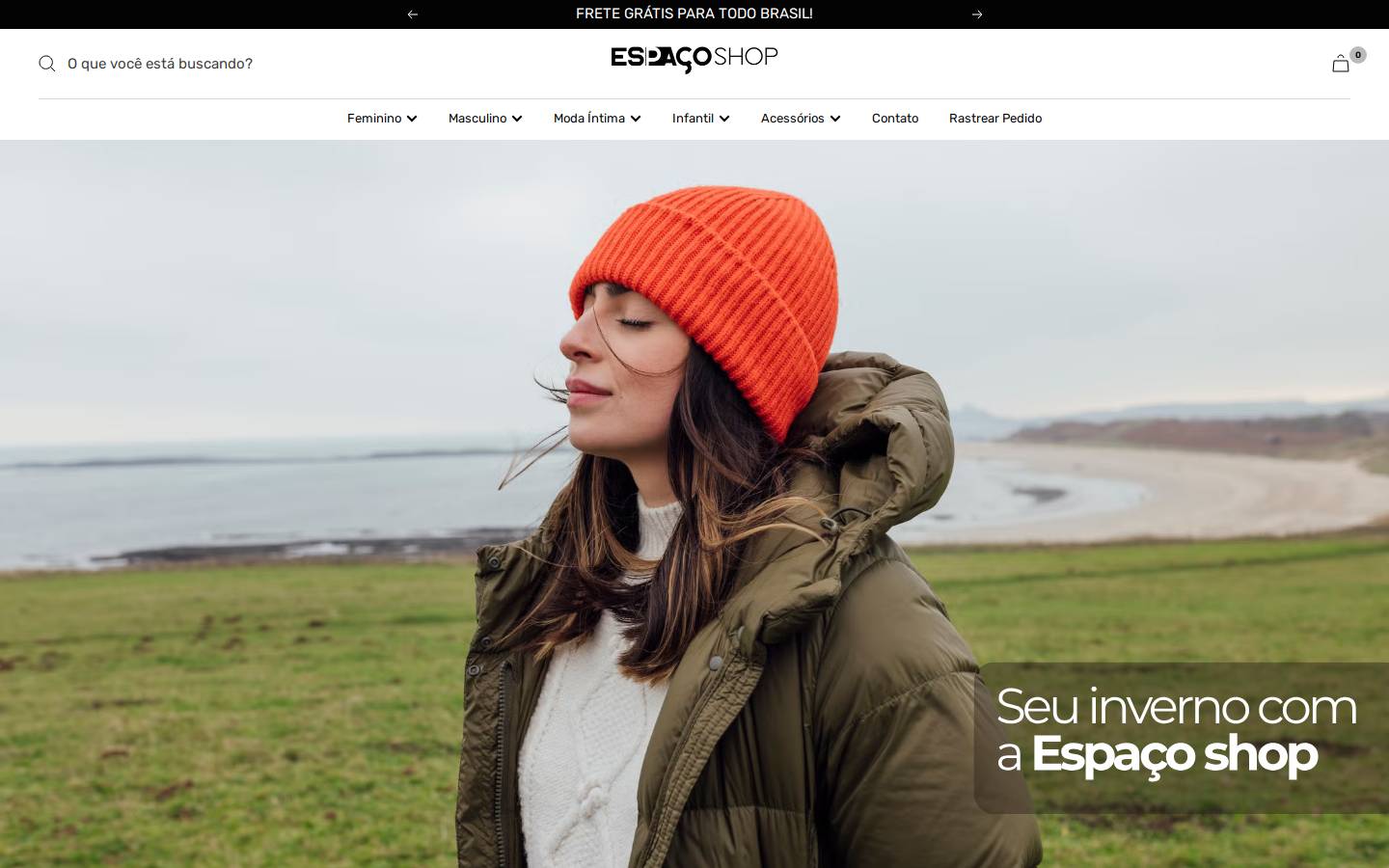 espacoshop.com homepage screenshot